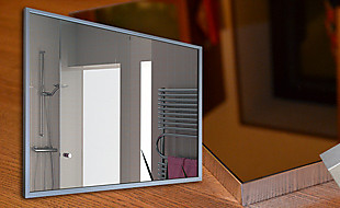 Зеркала в алюминиевой раме